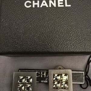 Chanel Silver Earrings